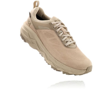 Sapatilhas Hoka One One Challenger Low GORE-TEX Portugal - Sapatilhas Trail Homem Marrom - MYUCHI-586